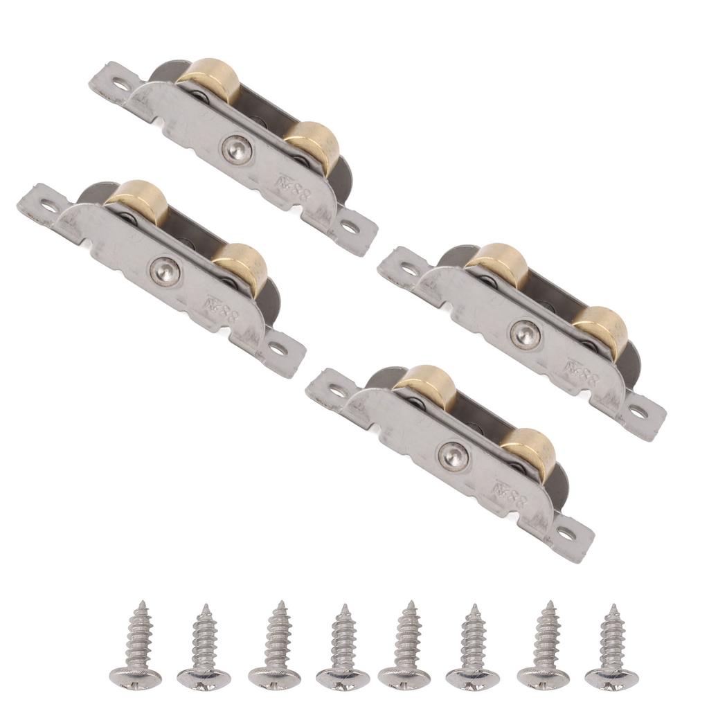 4 Sady Koleček pro Posuvné Terasy Náhradní Kolečková Sestava pro Posuvné Dveře Ložisko typu 88 pro Domov