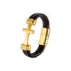 Magnetic Buckle Cross Leather Bracelet Multi-Strand Braiding Christian Bracelet  Gift for Boyfriend