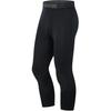 Basketball Series Letter Mid-Waist Comfortable Breathable Three-Quarter Sports Pants Men Bottoms Black AUQU027-1