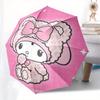1pc My Melody Pink Background Umbrella with Plastic Handle,Suitable for All Seasons Home Travel Outdoor UmbrellaSanlio078