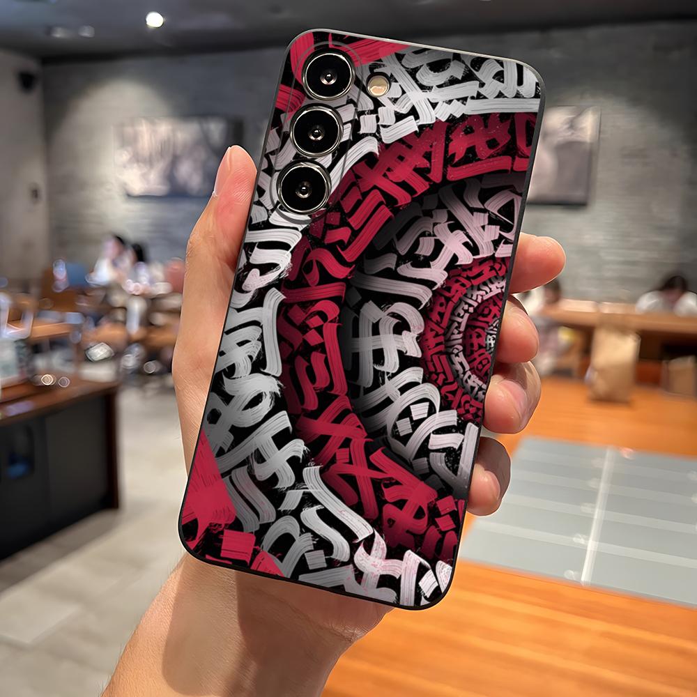 

Pokras Lampas Art Graffiti Phone Case For S23 Fe Samsung S24 Ultra S25 S22 S20 S21 Plus A16 A54 A34 A53 Back Cover Samsung s23ultra