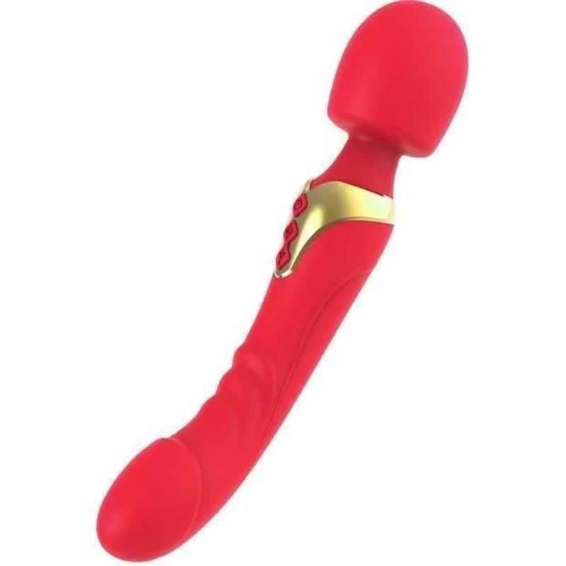 Výkonný ženský dildo vibrátor, 10 vzorů stimulátor klitorisu G tečkovaný vaginální masážní přístroj Sexuální hračky pro dospělé pro ženy