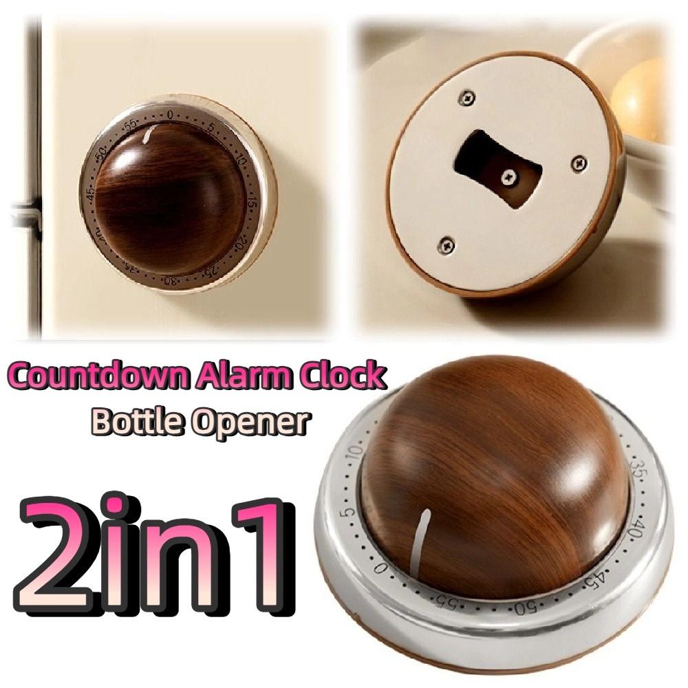 2in1 Kitchen Cooking Timer Magnetic Children Study Timer Baking Reminder  For School Kitchen Office
