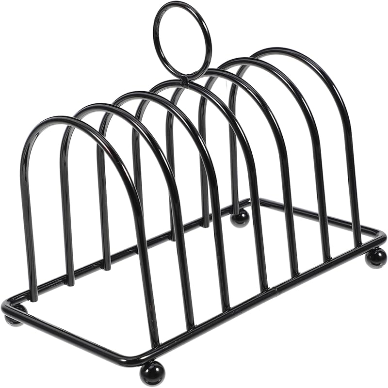 

PartyKindom Полка из нержавеющей стали Держатель для хлеба Подставка для тостов Подставка для ломтиков хлеба Подставка для тостов Полка из нержавеющей стали Держатель для сэндвичного хлеба Полка для хлеба Тост чёрный