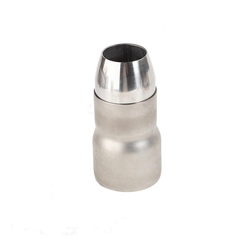 60mm to 51mm to 36mm Motorcycle Exhaust Muffler Adapter Welding Head Mild Steel Convertor Adapter Reducer Connector Pipe Tube