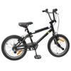 Bicicleta BMX 20 Polegadas para Crianças Acima de 9 Anos Preta