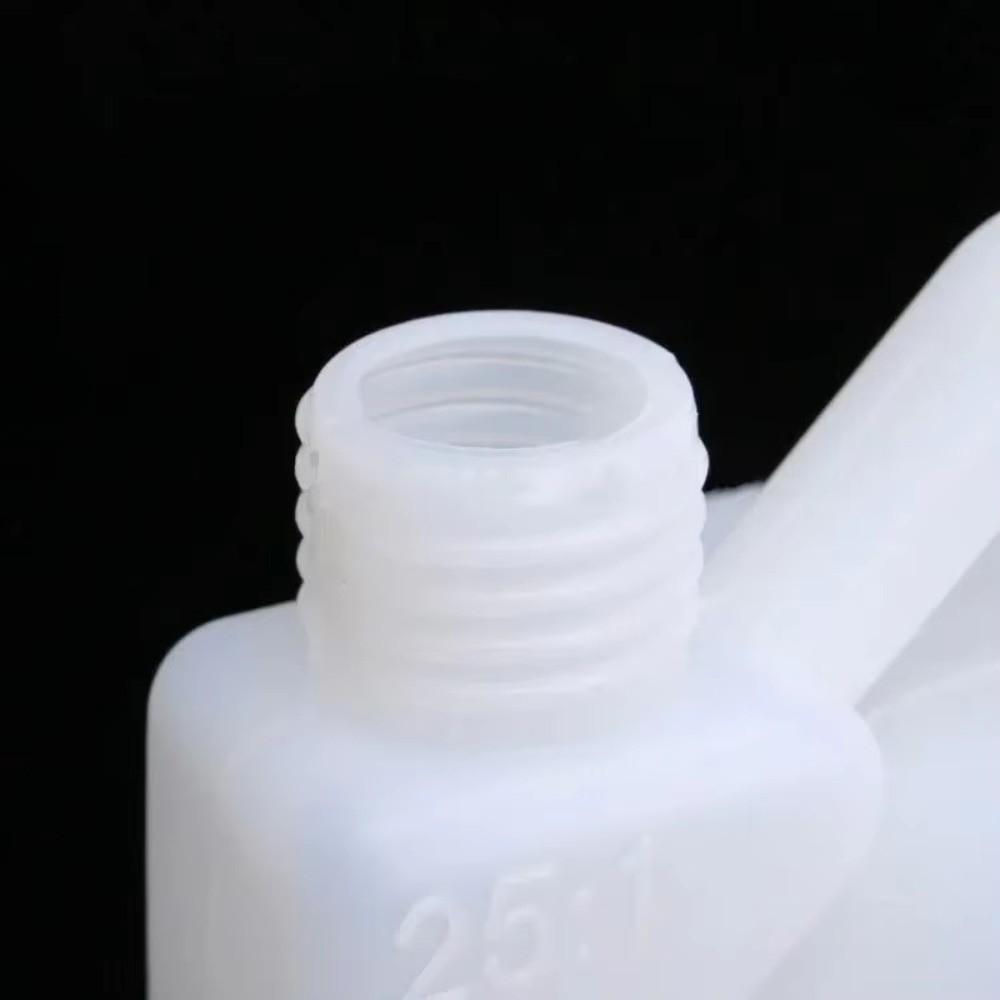 50:1 Mix Ratio Oil Pot 1 Liter Capacity Petrol Mixing Bottle Durable Fuel Mixing Bottle