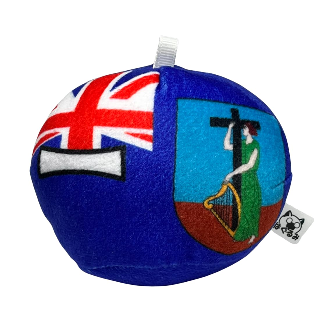 Мехагуруми Плюшевая игрушка Polandball из Британской территории Монтсеррат