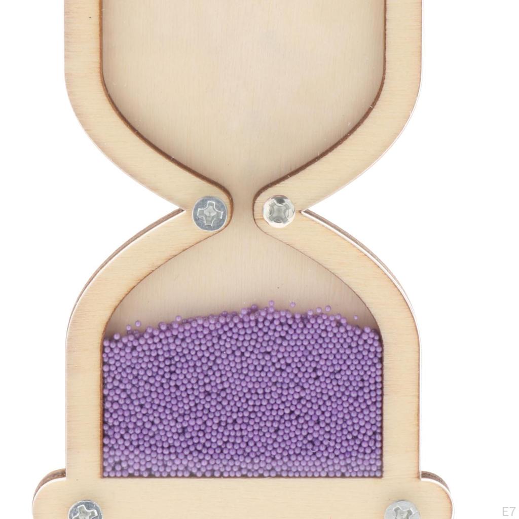 Hourglass Wooden Montessori Busy Board Material Basic Skills Learning Activities Early Teaching For