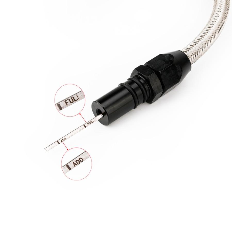 Flexible Stainless Steel Transmission Dipsticks - 530mm Oil Level Gauges for Chevrolet Vehicles