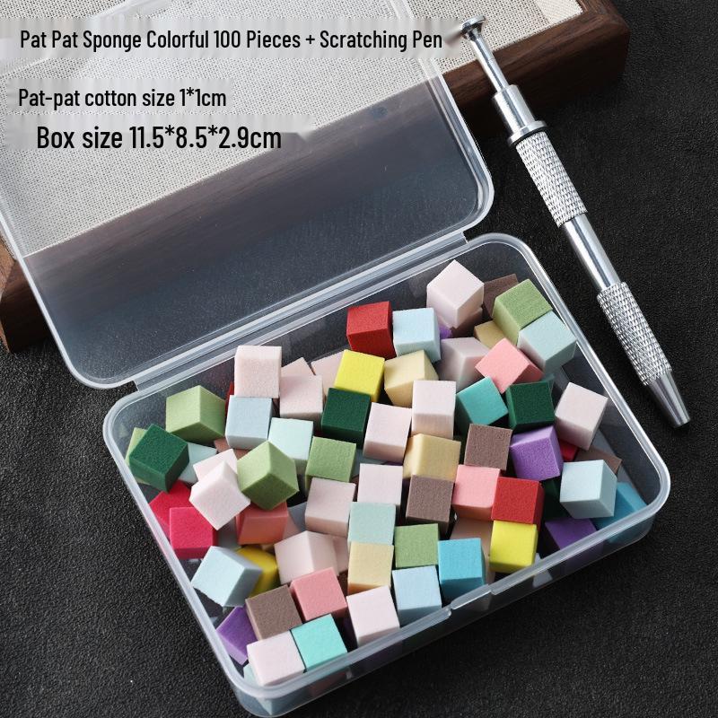 

Мини Блок Тофу Набор Губок для Градиентного Нейл-арта