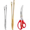Abdo BBQ Scissor Tongs Set