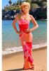 European Style 2025 Elegant Strapless Slim Fit Long Beach Dress