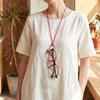 Colorful Neckband Glasses Storage Clip Leather Bag Charm Sunglasses Lanyard  for Travel
