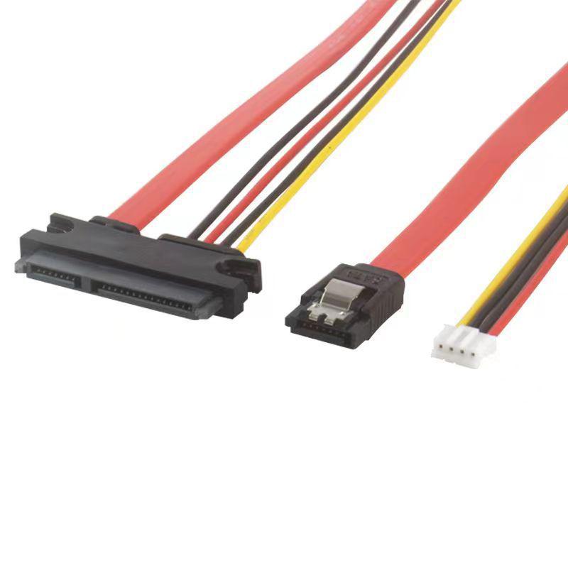 ITX Power Cable 15P Female to 4-PIN PH2.0mm & SATA Female Adapter