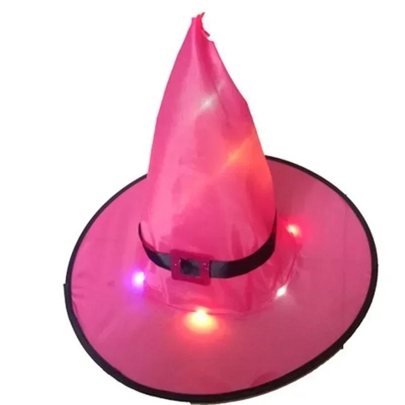

Halloween Witch Hat Decoration Outdoor Hanging Lighted Glowing Witch Hat Lights String Battery Outdoor Yard Tree Decorations