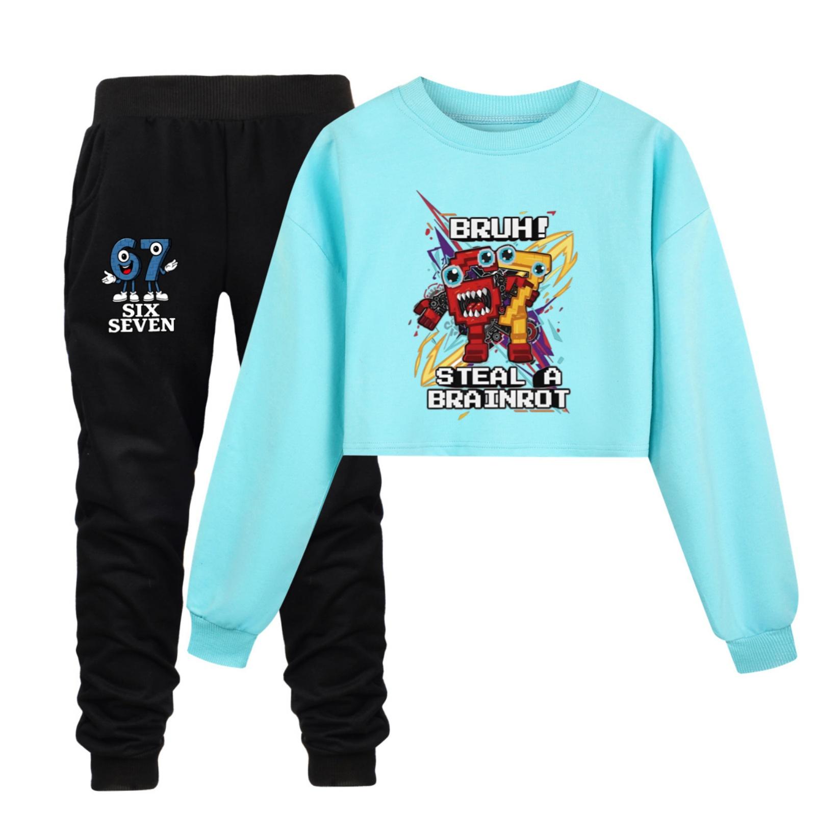 

Six Seven Children s Two-Piece Set For Boys And Girls (Pants + Top) 150