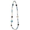 Handmade Double Strand Blue Crystal Bracelet With Sodalite Clear Quartz New Chinese Style Unisex Jewelry