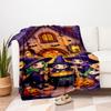 "Halloween Witch Party Decorations: Cauldron Spell Kit"Blanket Flannel Throw Blanket for Sofa, Bed, Travel, Camping, Office