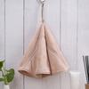 Hanging Hand Towel Round Ultra Soft Thick Coral Fleece Hanging Loop Quick Drying Super Absorbent Bathroom Kitchen Towel Home Supplies