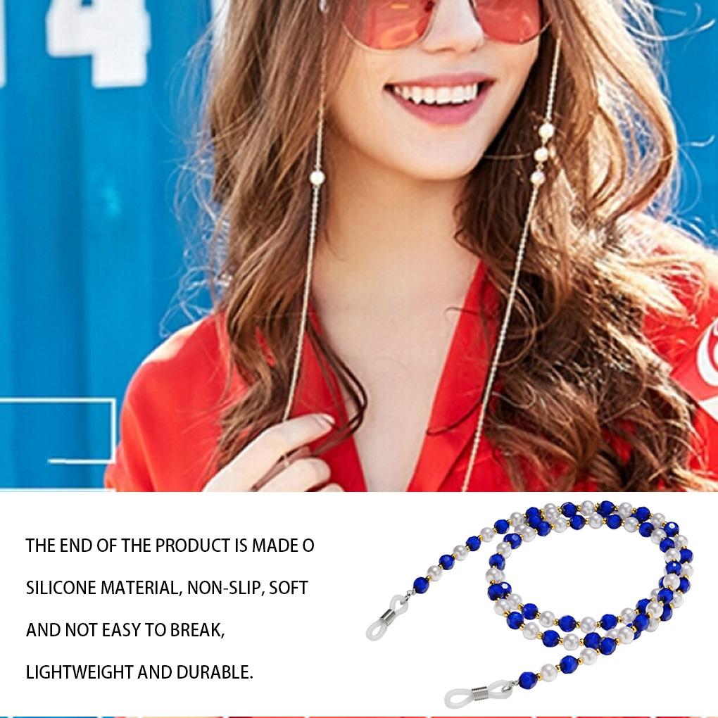 Glasses Chain Eyeglasses Vintage Style Beaded Rope Spectacle Chain