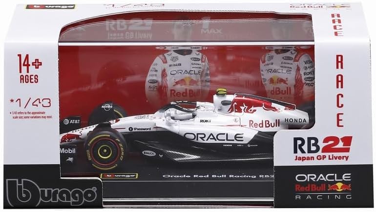 Blago 1/43 Red Bull F1 RB21#22 Юки Цунода Гран-при Японии 2025 Сузука Модель с включенным пилотом белый
