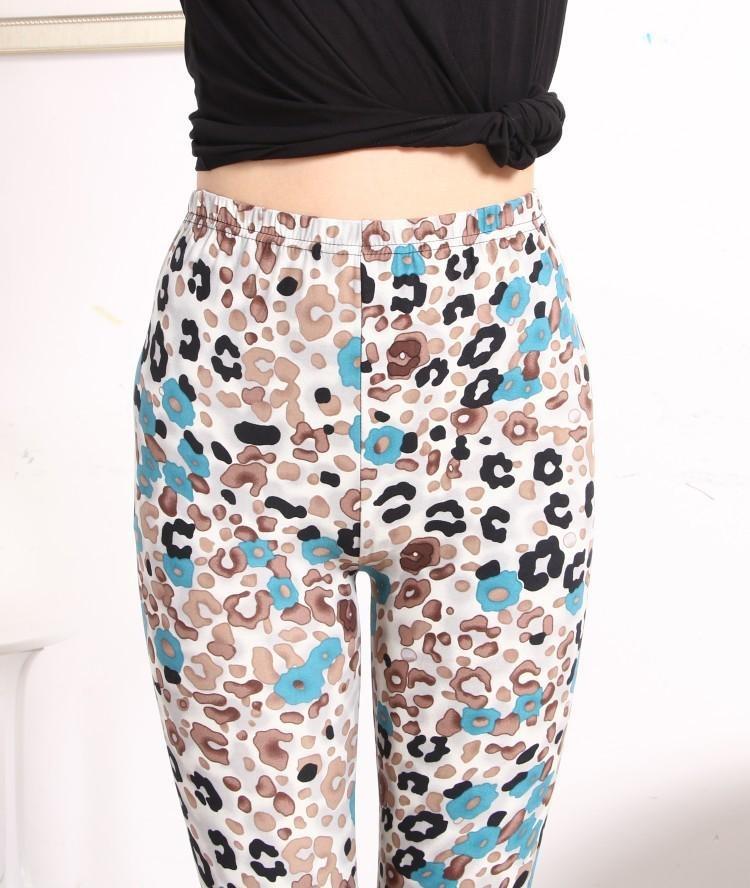 Stylish Comfortable High Waist Leopard Print Skinny Leggings Hot Sale Women Stretch