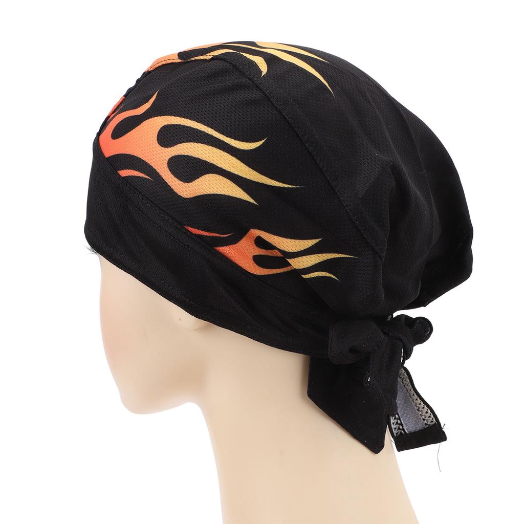 Cycling Head Scarf Cap Breathable Polyester Cycling Head Wraps Lightweight Foldable Cooling Helmet
