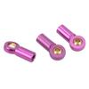 6Pcs Aluminum Alloy M3 Link Rod Tie Rod End   Head Joint Holder for 1Celsius10 RC Car
