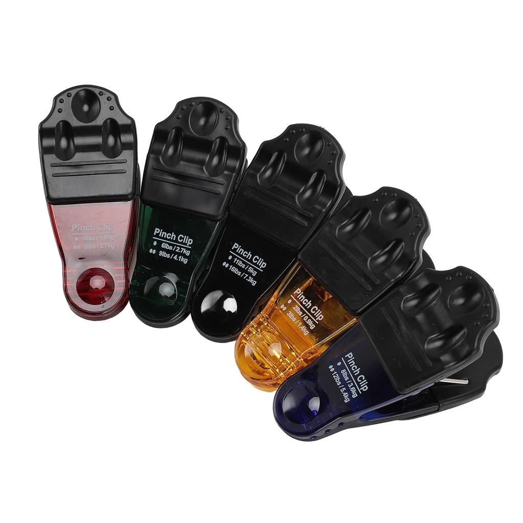 5 stk Gradert Klypeøvelse Sterk Magnetisk Plast Fingerstyrker Klype Styrketrener for Kondisjonering