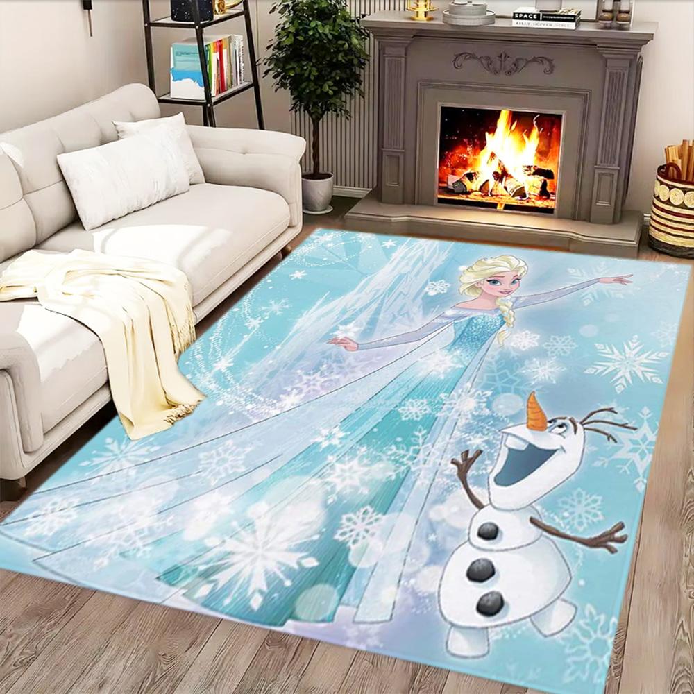 Frozen Adventure rug for Living Room, Bedroom, Study Room, Hallway Decoration, Perfect for Home Decoration or Holiday Gifts