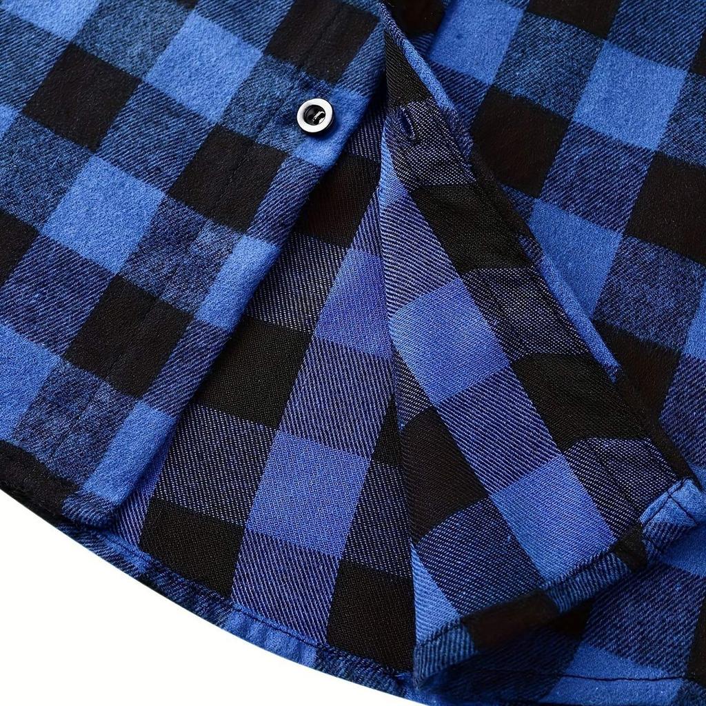 Men's Fashion Trend Hooded Checkered Sportswear