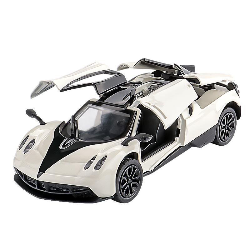 1:43  Alloy car model simulation and rebound small sports car Children's toy car gift collection display