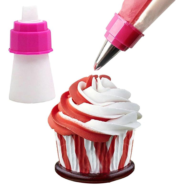 1/3/5Pcs Dual-Color Cream Piping Bags Converter Piping Bag Coupler Essential Cream Coupler Baking Decorating Tools Dessert Tools