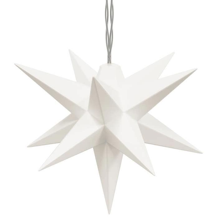 VidaXL Lumière de Noël 10 LED, Éclairage d'Étoile de Noël Suspendu, Décoration Lumineuse de Noël Fête Intérieur Extérieur, 356203