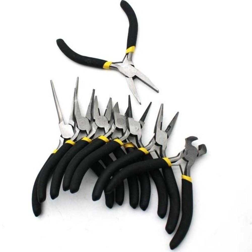 8pcs/set Round Nose Jewelry Pliers Tool Set Metal Plier Tools Kit Jewelry Making Tools Hand Tool