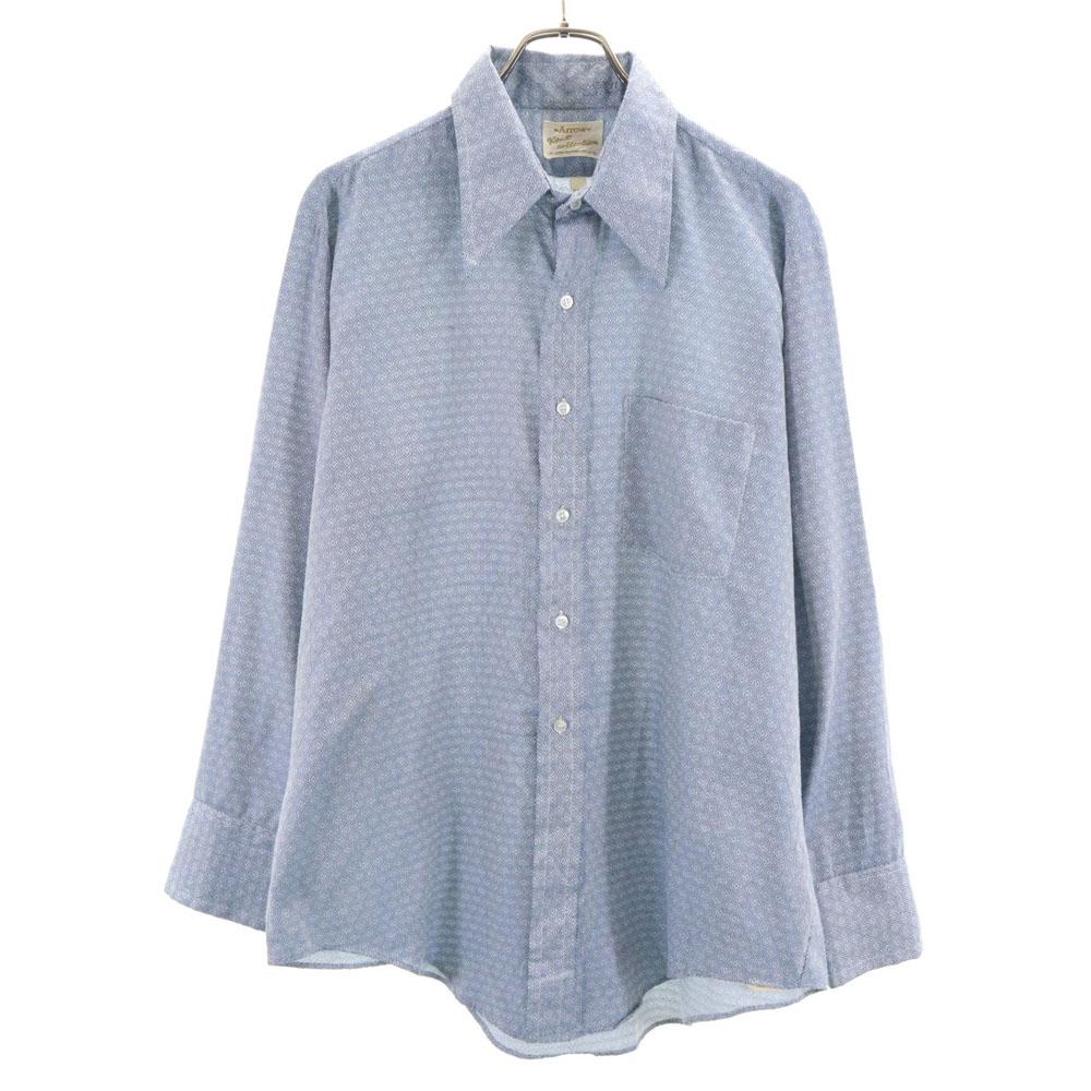 Arrow Kent Collection 70s vintage Overall handle Long sleeve shirt Men's Used