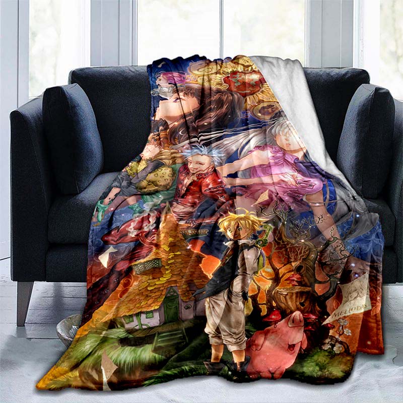 The Seven Deadly Sins Blankets Prisoners of The SkyThrow Blankets Sofa