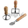 For 3pcs Ravioli Stamp Maker Cutter With Roller Wheel Setmold With Wooden Handle For Pastadumplings