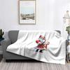 Hjemmedekorasjon plysj pledd sofateppe sengeteppe seng fluffy myke tepper dekor rutete moderne Halloween god jul vinter