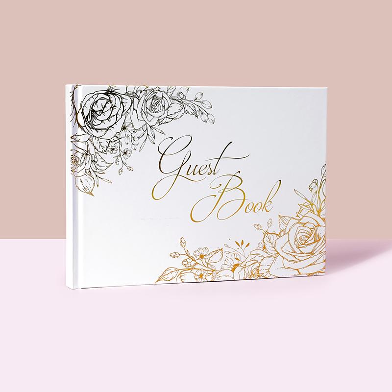 Wedding Guest Book Guest Sign In Book Guestbook For Reception, Engagement, Anniversary Keepsakes, Wedding Gifts