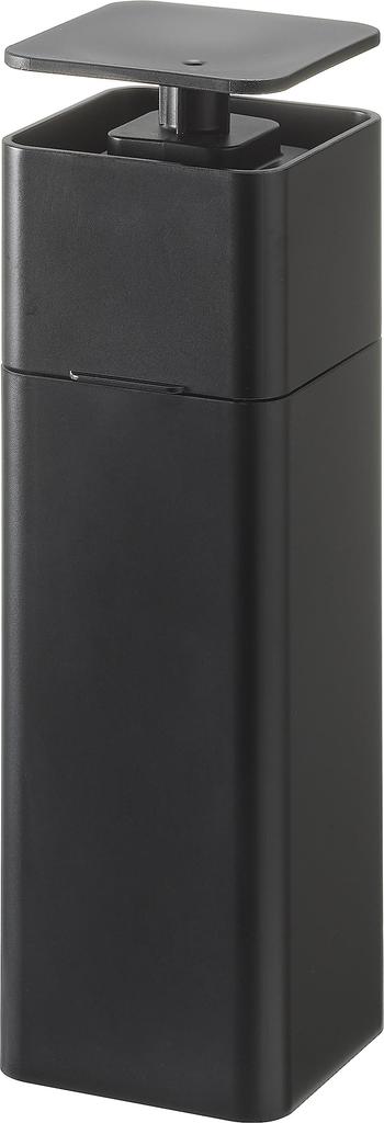 Yamazaki Tower Dishwashing Detergent Refill Floating W X D X Model 3680 Bottle, Storage, Black, One-Hand Dispenser, Dimensions 5.5cm 5.8cm 18.5cm H,