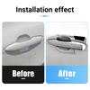 For Toyota Camry XV70 2018      ABS Car Door Handle Trim Covers Door Bowl Cover Strip Stickers Accessories