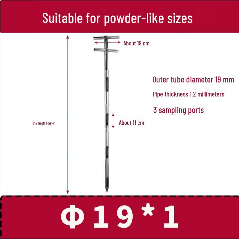 Stainless Steel Double Tube Grain Sampler