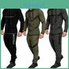 Stylish Men Tracksuit With Hooded Design And Adjustable Waistline For Comfort