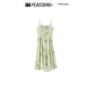 PEACEBIRD Women's New Chinese Style Summer Camisole Dress