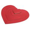 3D Red Love Shape Hanging Ornaments Decorative Card for Wedding Birthday Holiday