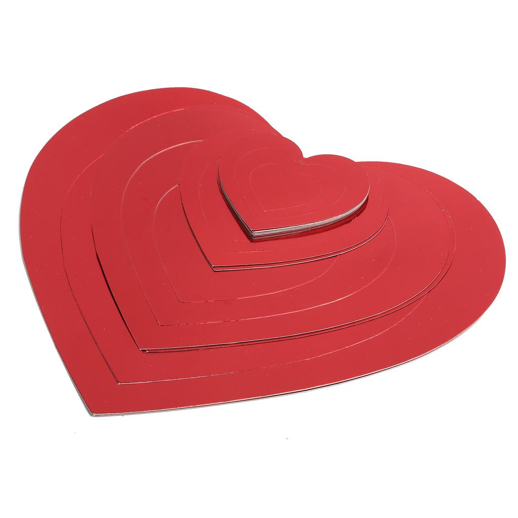 3D Red Love Shape Hanging Ornaments Decorative Card for Wedding Birthday Holiday