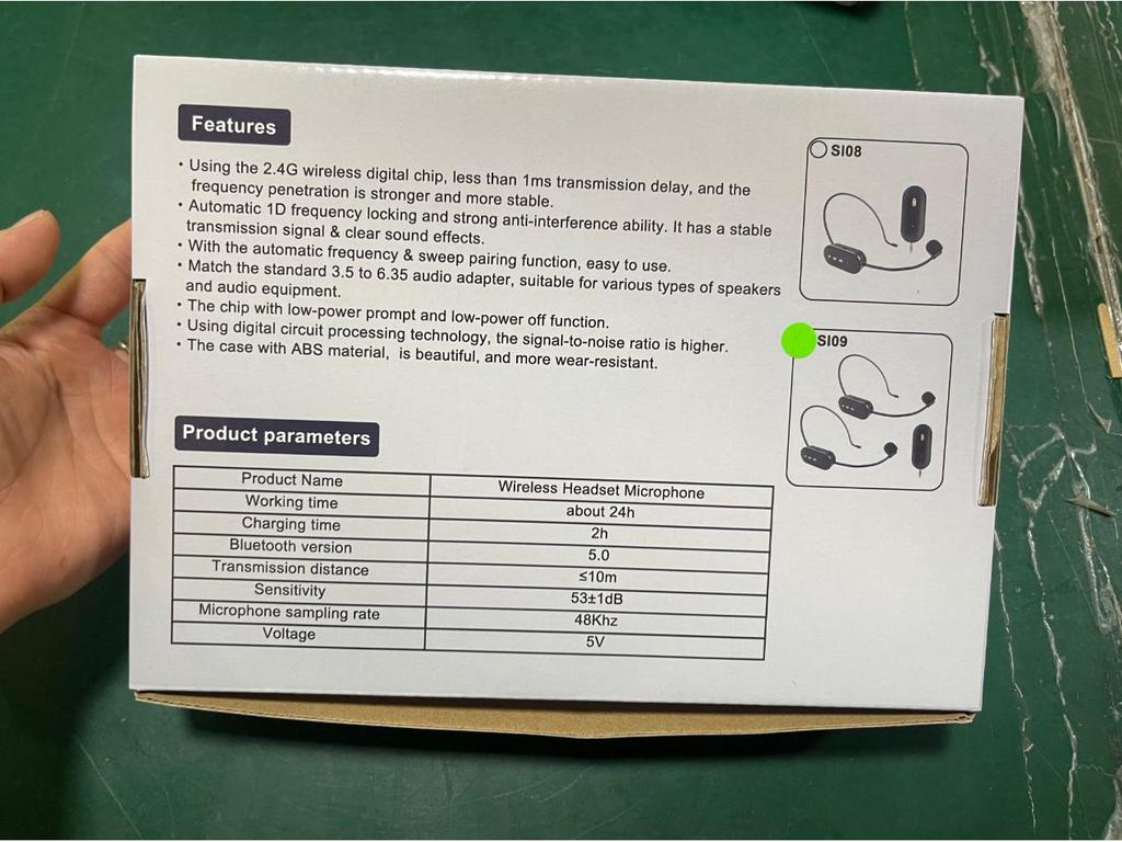 2.4G Dual Wireless Microphone and Bluetooth Speaker for Teaching and Stage Performance