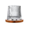 With Base Brandy Glass Rotating Wine Cup Bar Accessory Spinning Whiskey Glass  Man Gift